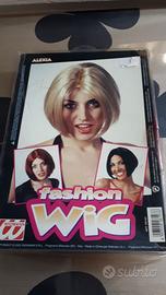 Parrucca caschetto liscio rosso