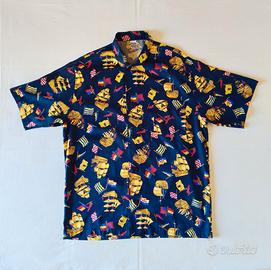 FILA Intimo camicia vintage '90, stampa nautica