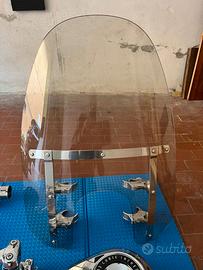 Parabrezza a sgancio rapido per Harley Dyna