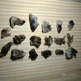 set Cluster Quarzo fumé 