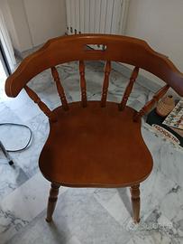 sedia in legno