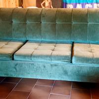 Divano velluto vintage