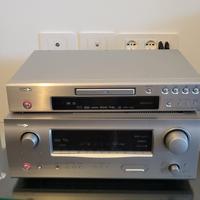 amplificatore Denon + lettore cd