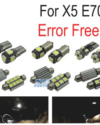 KIT 21 LAMPADE LED INTERNE BMW X5 E70 07-13