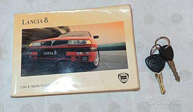  Libretto d' epoca Lancia Delta+ chiavi.