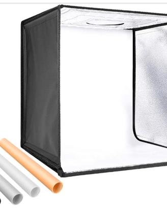 NEEWER Photo Studio Light Box 50×50 cm – 4 Fondali