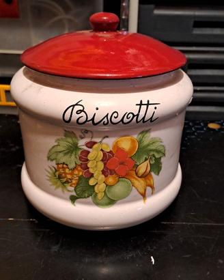 Vaso Ceramica Porta biscotti