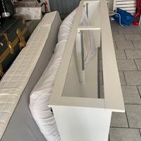 letto Ikea brimnes singolo apribile a matrimoniale