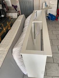 letto Ikea brimnes singolo apribile a matrimoniale