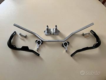 Manubrio LSL + piastra fissaggio + paramani