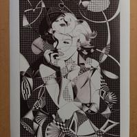 Stampa artistica firmata- Marilyn Monroe 35x50cm