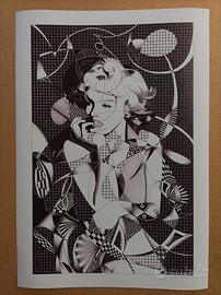 Stampa artistica firmata- Marilyn Monroe 35x50cm