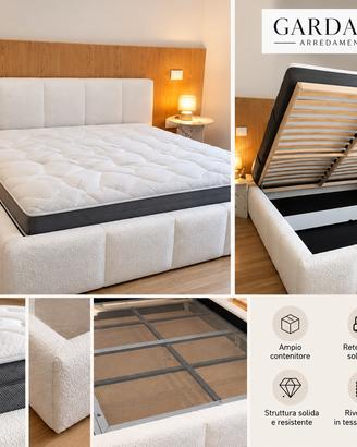 LETTO MATRIMONIALE CONTENITORE GARDANO ARREDAMENTI