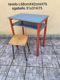 Tavolo con sgabello