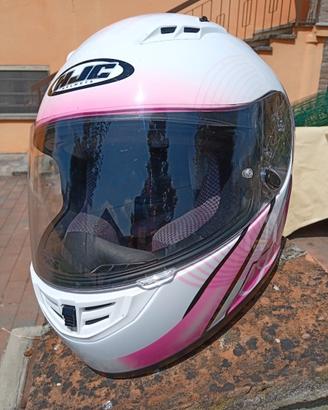 Casco moto integrale JHC XS bianco