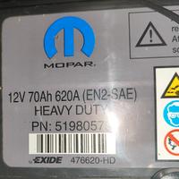 Batteria Fiat Mopar Exide 70ah