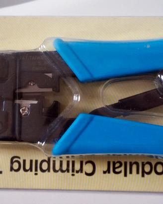Pinza Crimpatrice Spelacavi Professionale 3 in 1