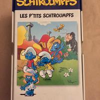 Cofanetto con 4 VHS vintage I Puffi in francese