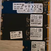 Lotto 5 SSD M.2 NVMe (1x 512GB + 4x 256GB)