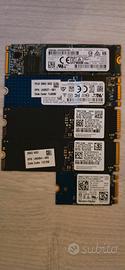 Lotto 5 SSD M.2 NVMe (1x 512GB + 4x 256GB)