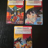 3 carte lenticolari Dolci Preziosi Dragon Ball