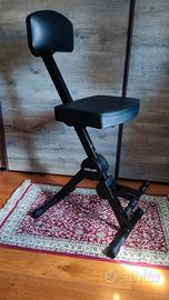 Sgabello per musicisti chitarristi QUIK LOK 