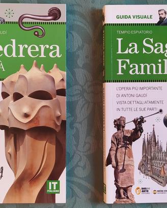 architetto Gaudi - libri Pedrera e Sagrada Familia