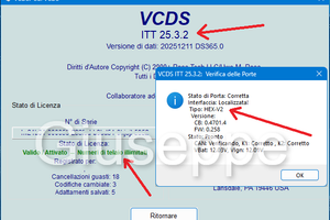 VAGCOM VCDS 25.3.2 HEX-V2 ITALIANO INGLESE