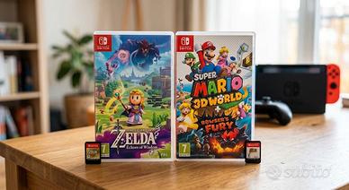 Zelda Echoes + Super Mario 3D World Fury (Switch)