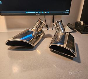 Terminali di scarico inox per Porsche 996 