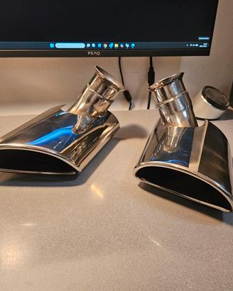 Terminali di scarico inox per Porsche 996 