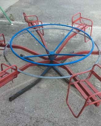 Giostra in ferro per bambini (gioco gira gira)