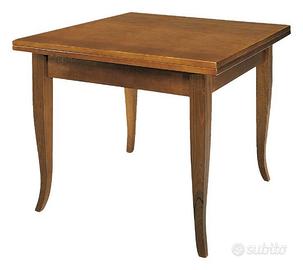 Tavolo in arte povera in noce 