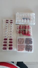 Sette set di unghie finte media lunghezza 