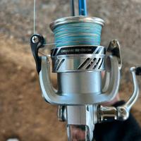 Canna e mulinello pesca spinning