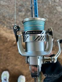 Canna e mulinello pesca spinning