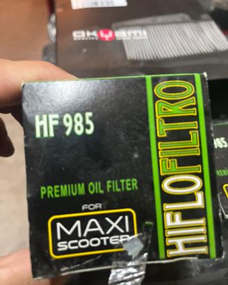Filtri olio filtri aria  Yamaha tmax 500