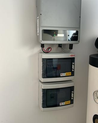 Pannelli fotovoltaici + inverter viesmann