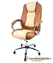 POLTRONA DA UFFICIO PRESIDENZIALE MODELLO MOU