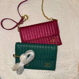 coppia borse verde e borgogna Gio Cellini