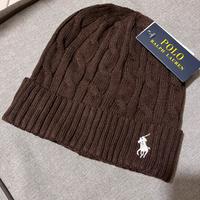 Cappello polo marrone