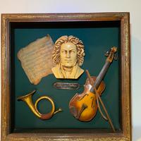 Quadro vetrina vintage Beethoven