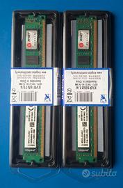MEMORIE RAM KINGSTON 8 GB (2 x 4 GB) DDR3 1600 MHz
