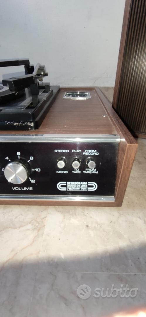 GIRADISCHI Stereorama 2000 DELUX vintage con casse - Audio/Video In vendita  a Caltanissetta