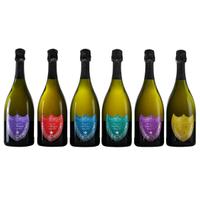 6 btg vuote esposizione Dom Pérignon Andy Warhol