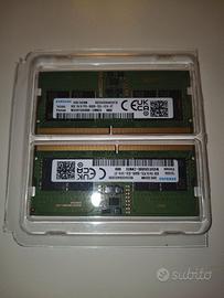 Samsung Ram SoDimm DDR5 8gbX2 5600MT/S