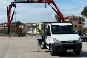Iveco Daily 35c11 cassone fisso gru+jib