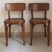 2 sedie vintage stile Thonet vintage rustico