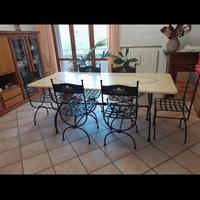 Tavolo in ferro battuto