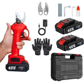 FORBICE A BATTERIA DA POTATURA + ACCESSORI